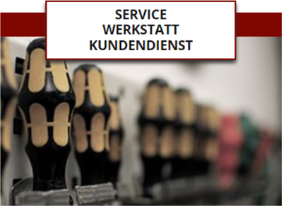 Service Werkstatt Kundendienst