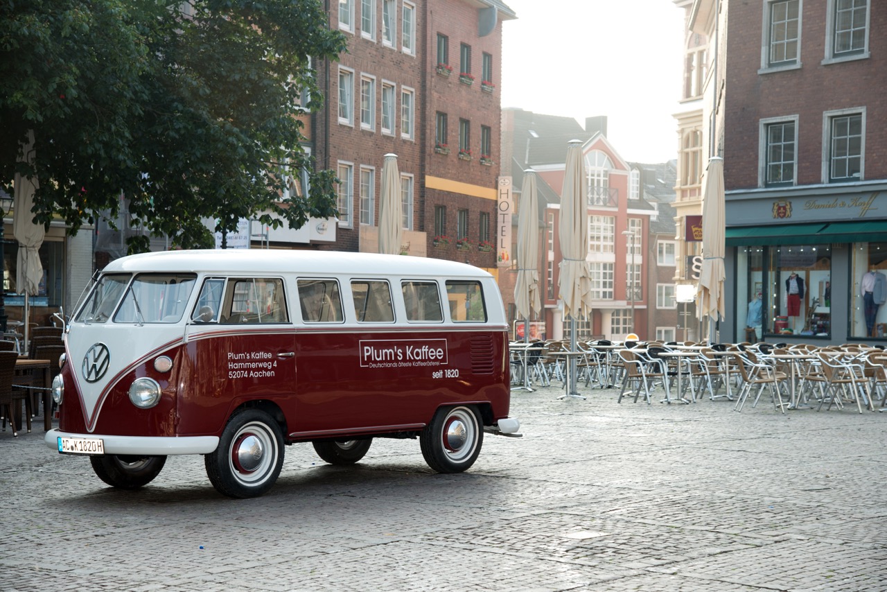 VW T1 auf dem Marktplatz